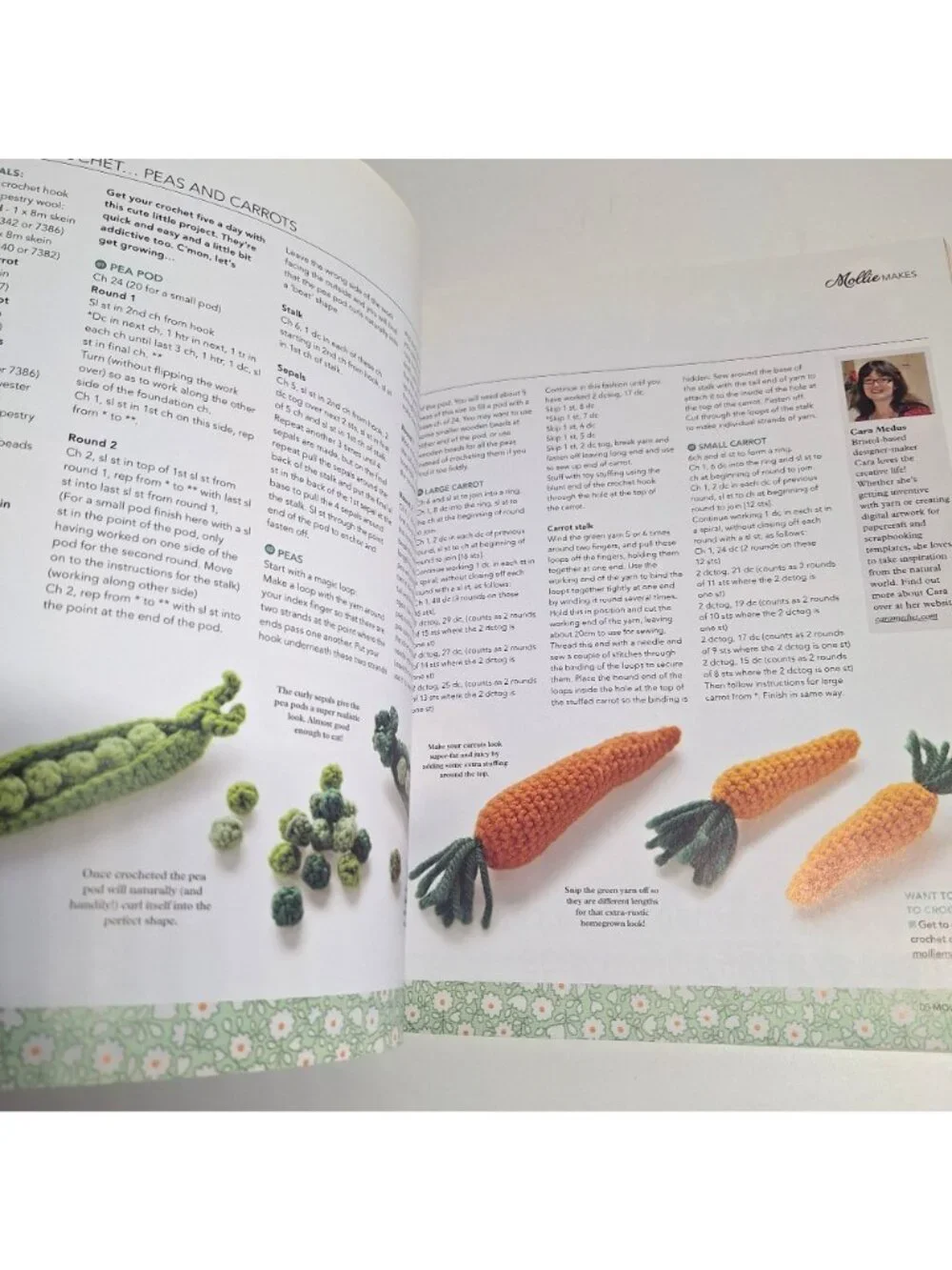 Mollie Makes UK Magazine Issue 5 2011 Crochet Vegetables Linen Kit Retro Craft - Picture 11 of 13